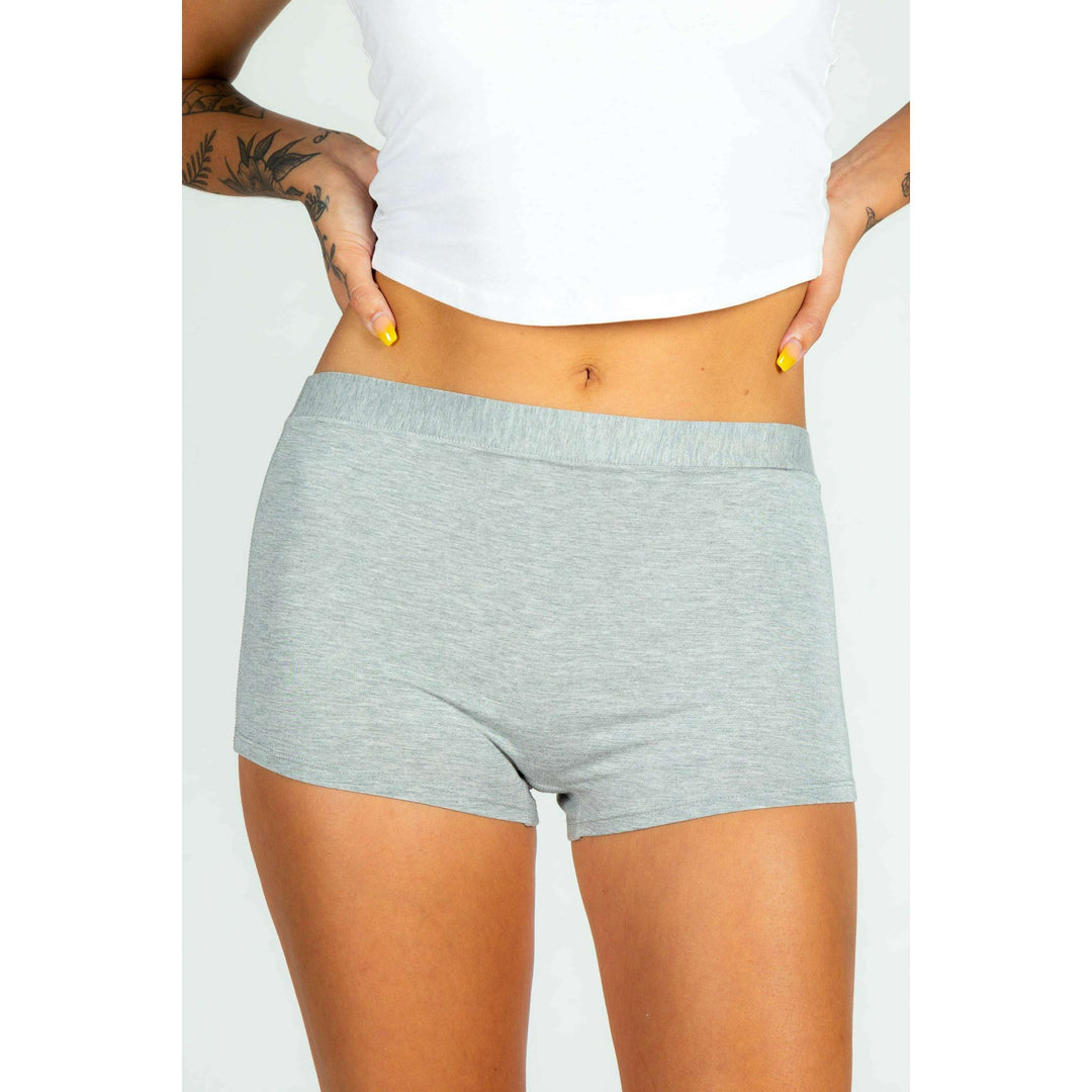 The Intramural Champ | Heather Grey Modal Boyshort Underwear