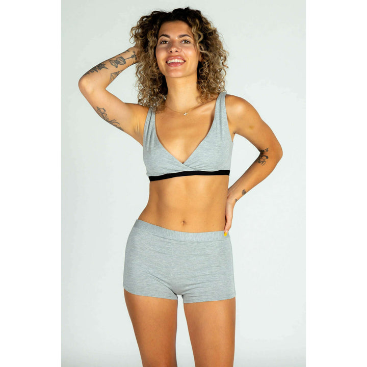The Intramural Champ | Heather Grey Modal Boyshort Underwear