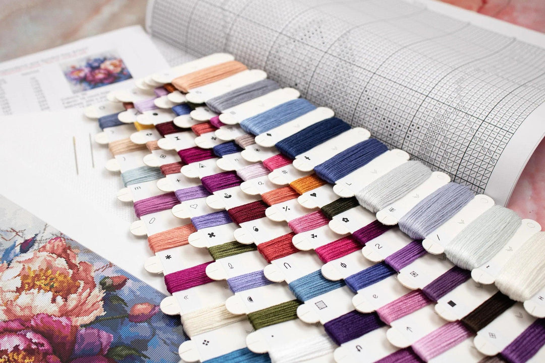 The King of Flowers B7027L Counted Cross-Stitch Kit