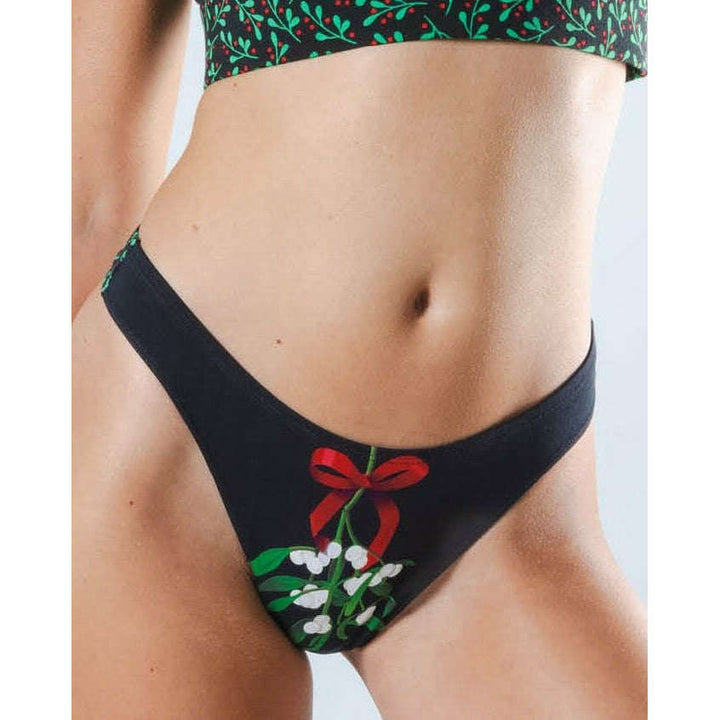 The Kiss Me There | Mistletoe MicroModal Thong