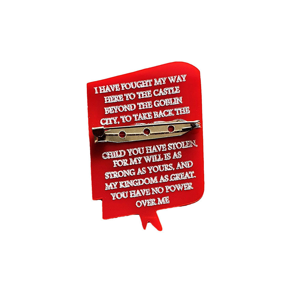 The Labyrinth Book Brooch by Cherryloco Jewellery 2