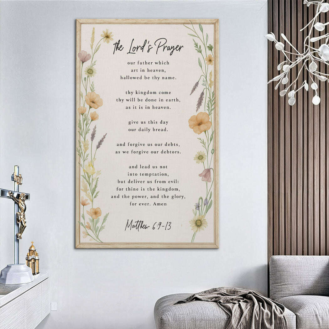 The Lord's Prayer Faith Sign III