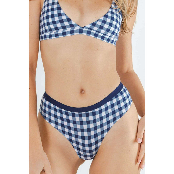 The Mad For Plaid | Navy Gingham Cheeky Underwear