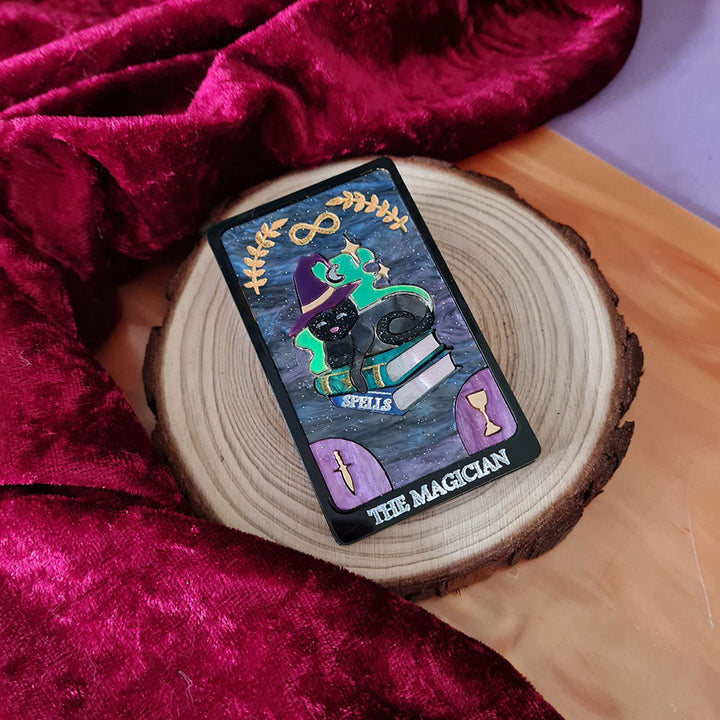 The Magician Cat Tarot Necklace by Cherryloco Jewellery 3