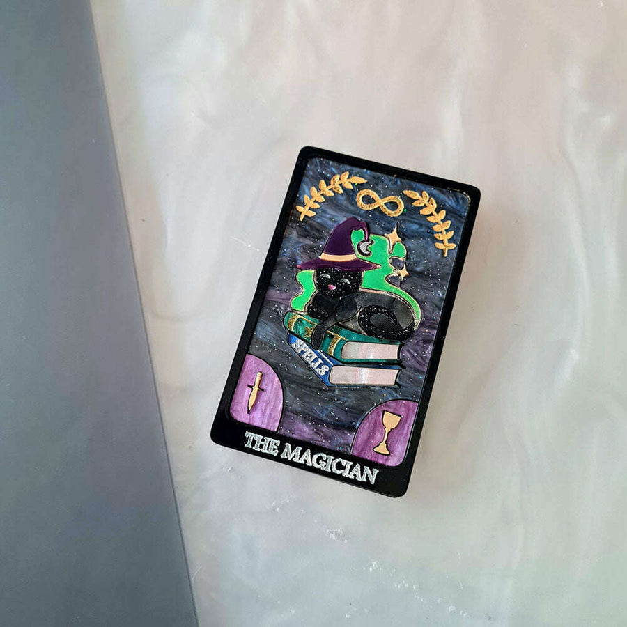 The Magician Cat Tarot Necklace by Cherryloco Jewellery 1