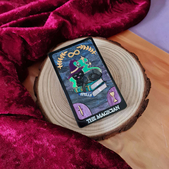 The Magician Cat Tarot Necklace by Cherryloco Jewellery 3