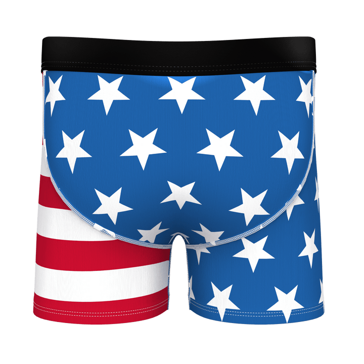 The Mascot | American Flag Boy's Boxer Briefs