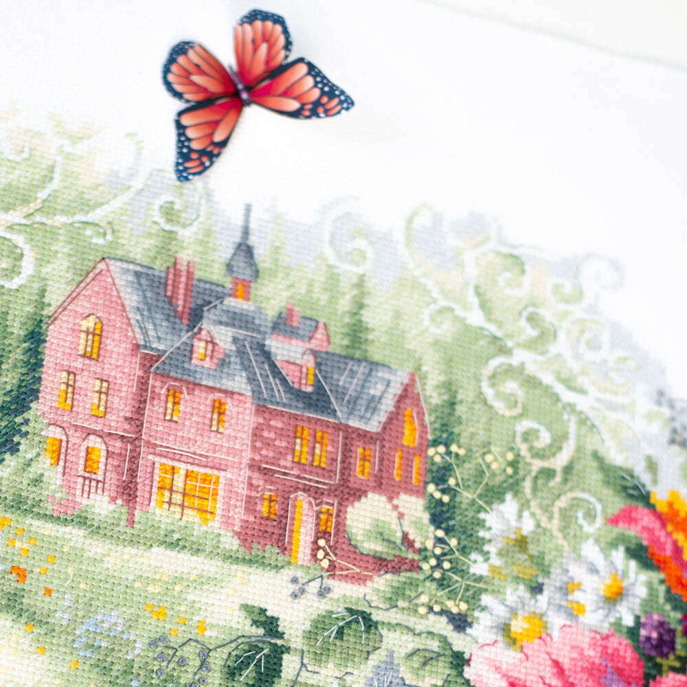 The Old Manor 210-209 Counted Cross-Stitch Kit