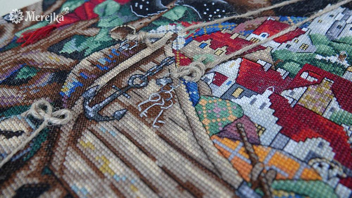 The Old Melody K-112 Counted Cross-Stitch Kit