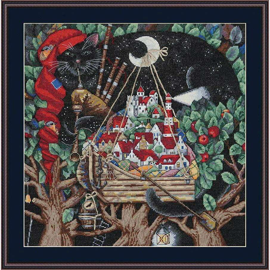 The Old Melody K-112 Counted Cross-Stitch Kit