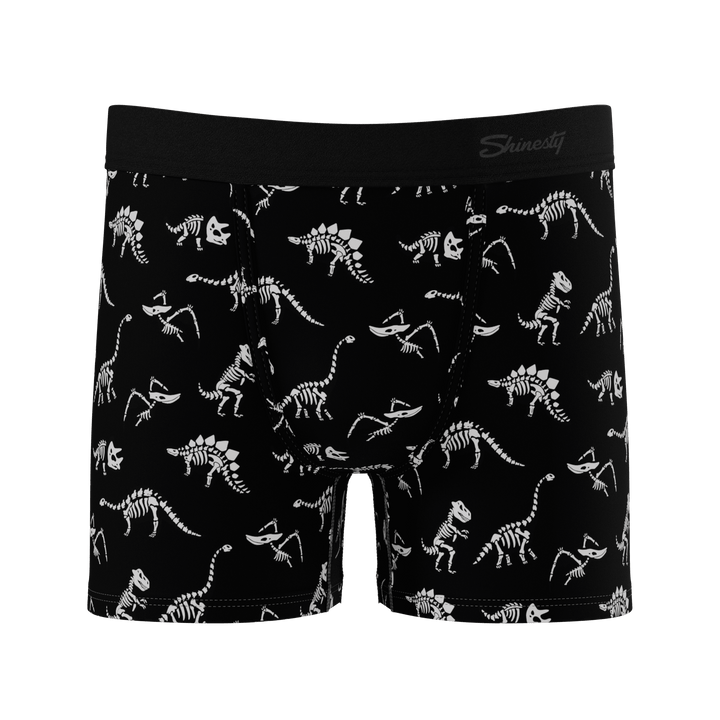The Paleontologist | Glow in the Dark Dinosaurs Boy's Boxer Briefs