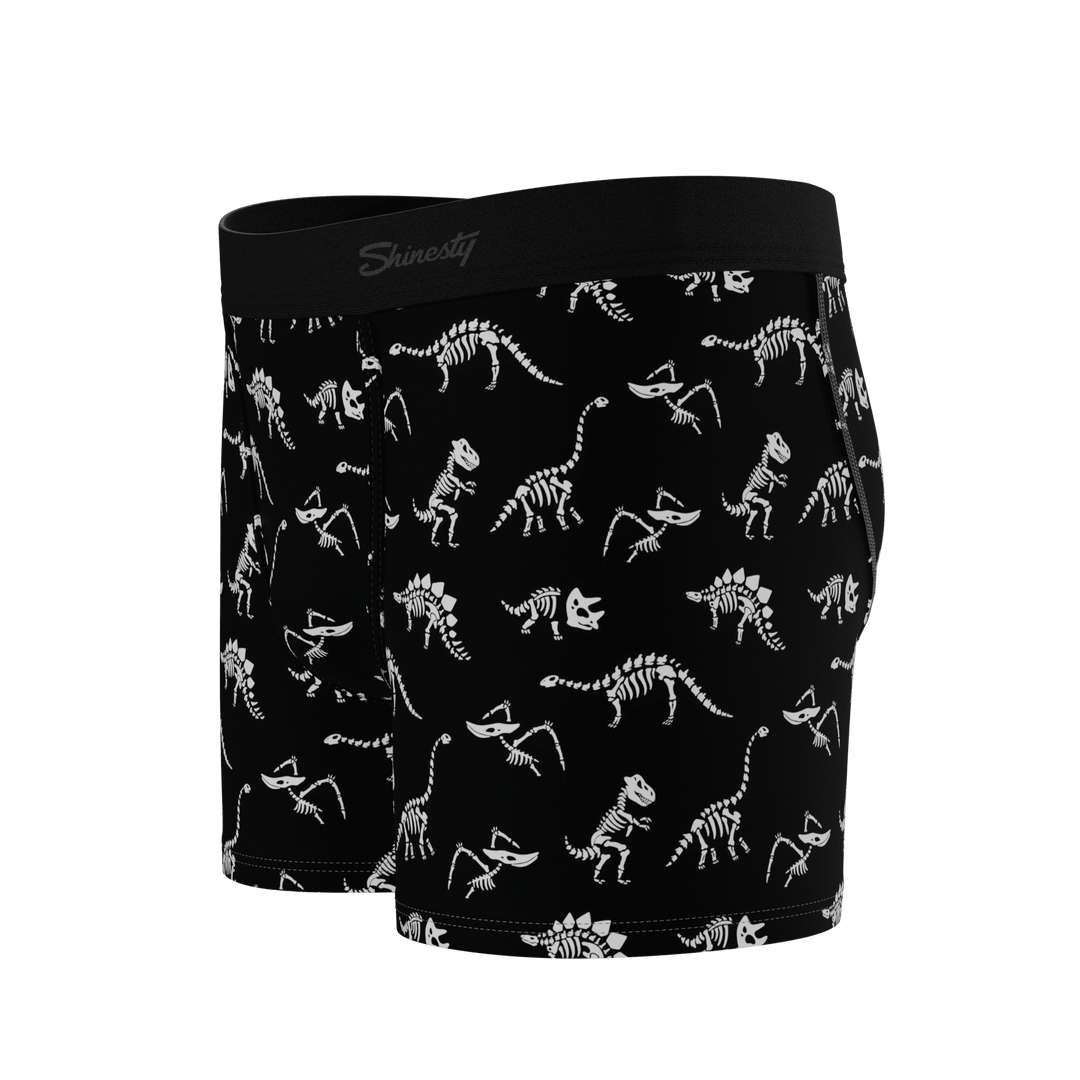 The Paleontologist | Glow in the Dark Dinosaurs Boy's Boxer Briefs