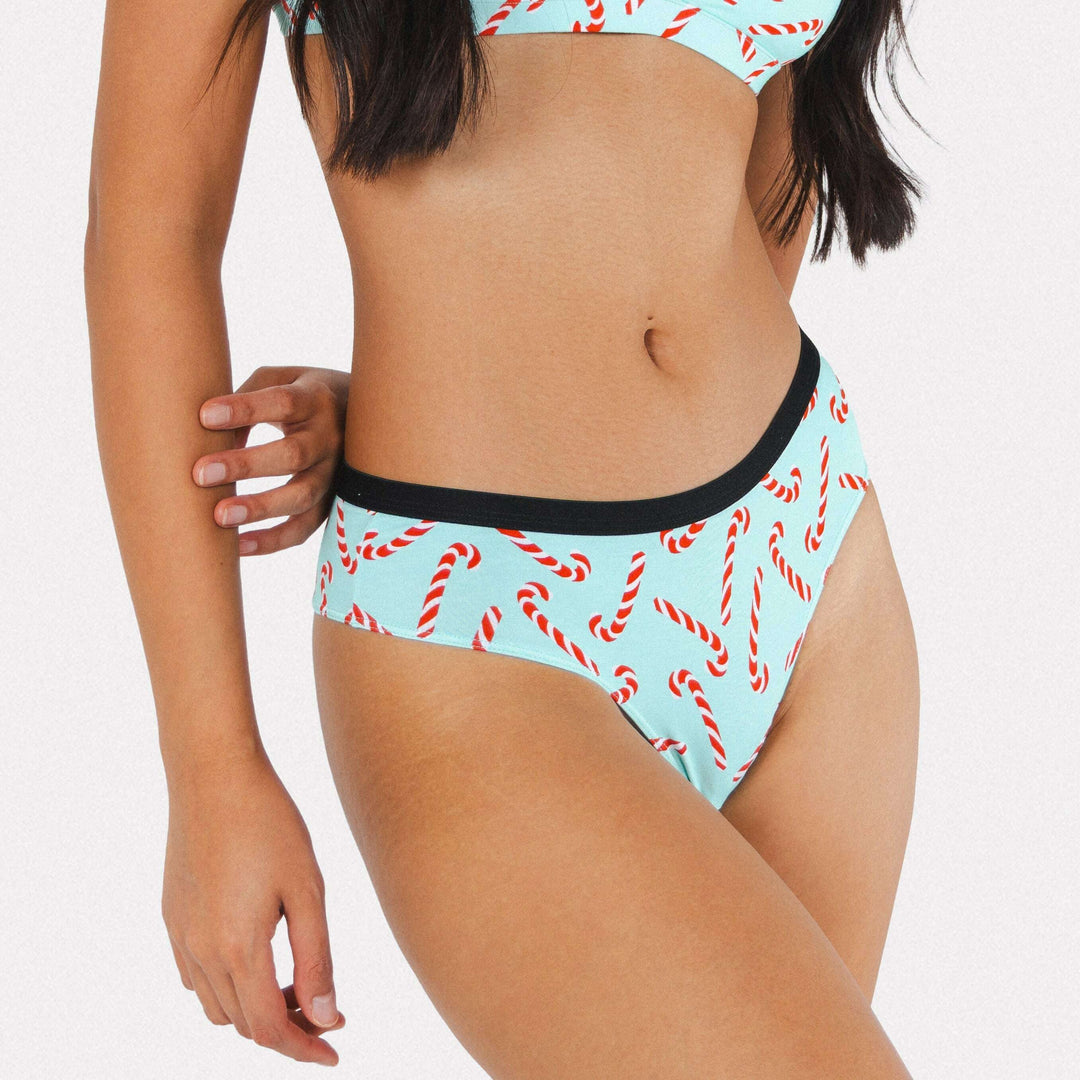 The Peppermint Pimp Canes | Candy Cane Cheeky Underwear