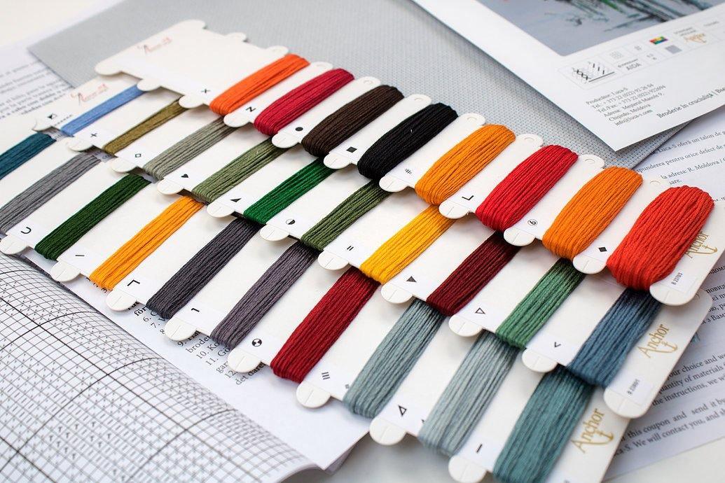 The Poppies B2380L Counted Cross-Stitch Kit