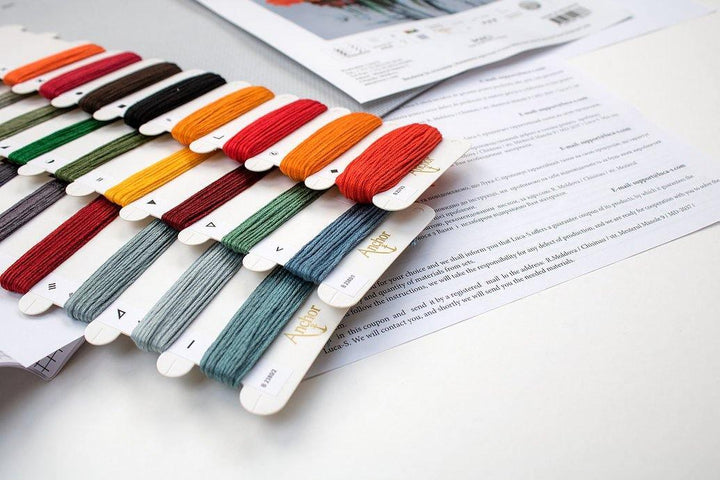 The Poppies B2380L Counted Cross-Stitch Kit