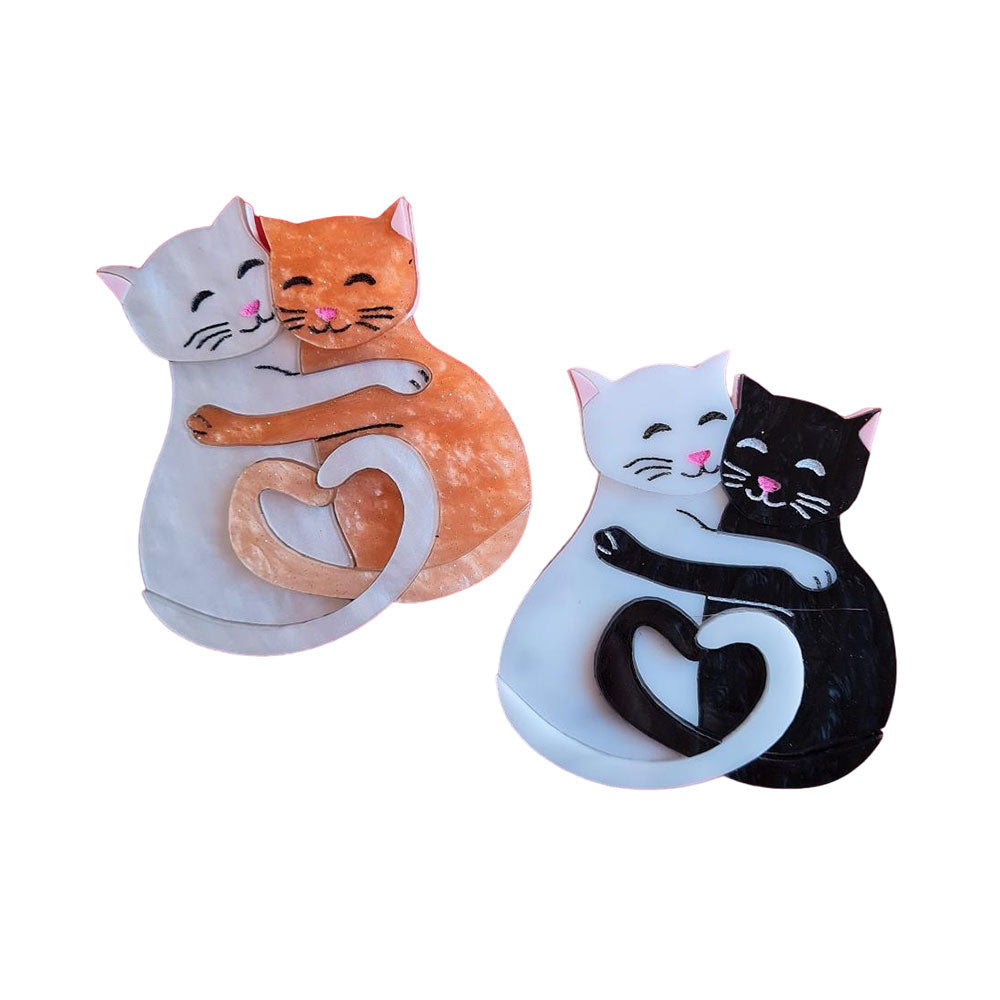 The Purrfect Match Brooch by Cherryloco Jewellery 1