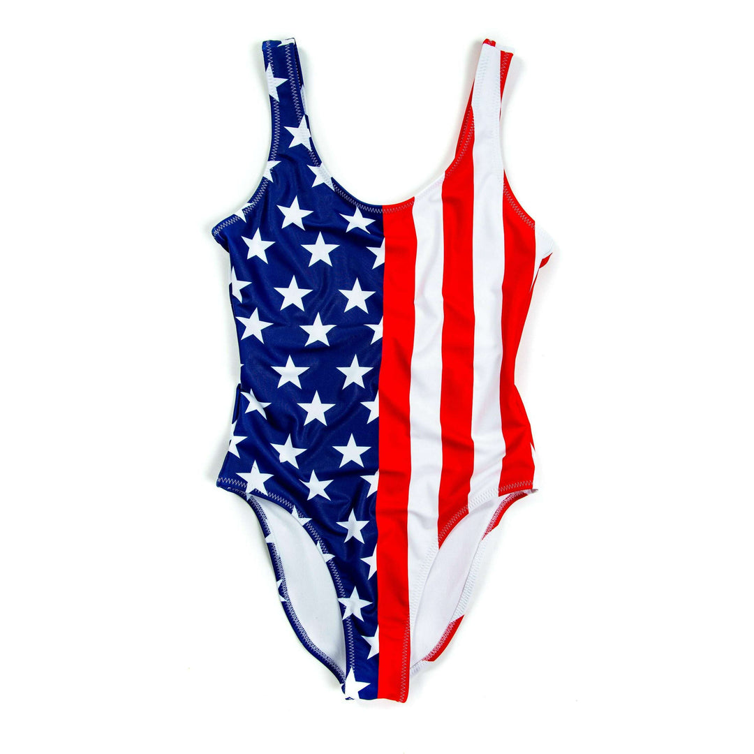 The Reagans | American Flag One Piece Swimsuit