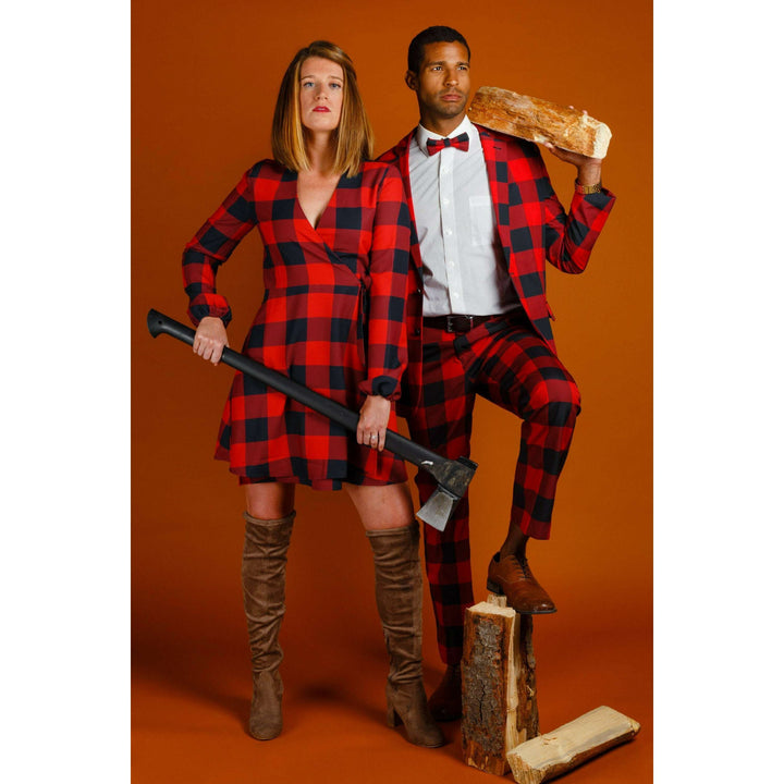 The Red & Black Lumberjack | Buffalo Check Suit