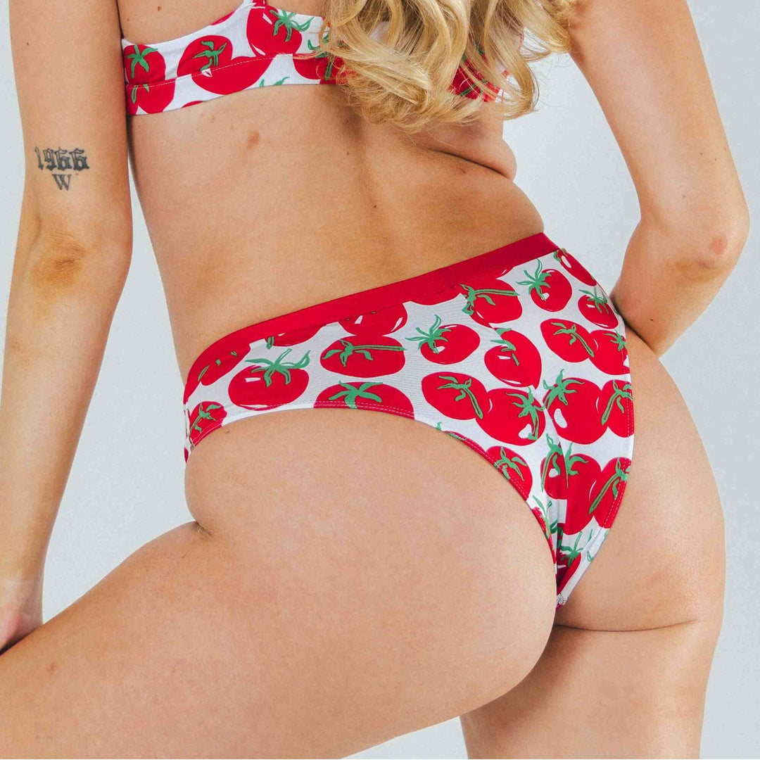 The Roma | Tomato Cheeky Underwear