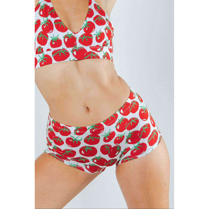 The Roma | Tomato Modal Boyshort Underwear