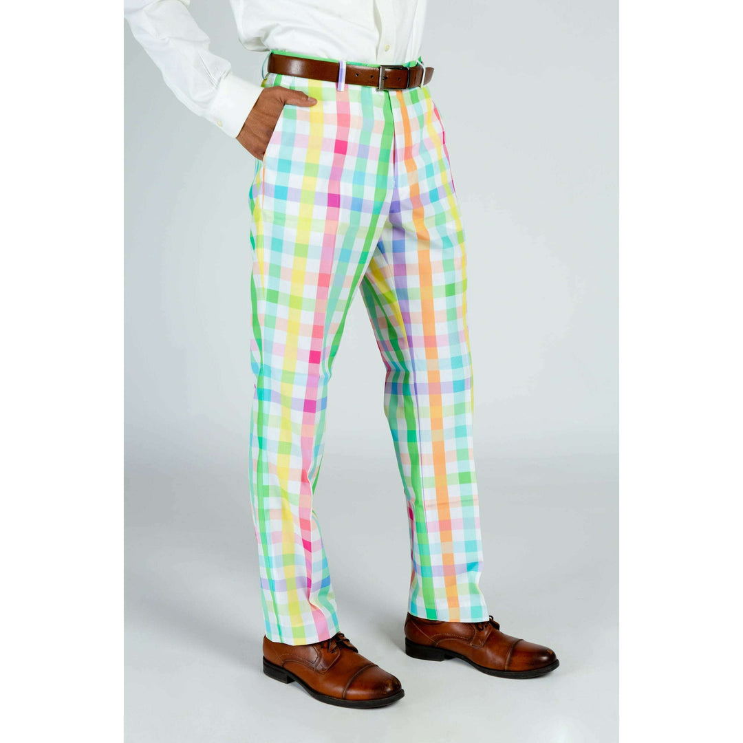 The Savannah Swinger | Pastel Plaid Pants
