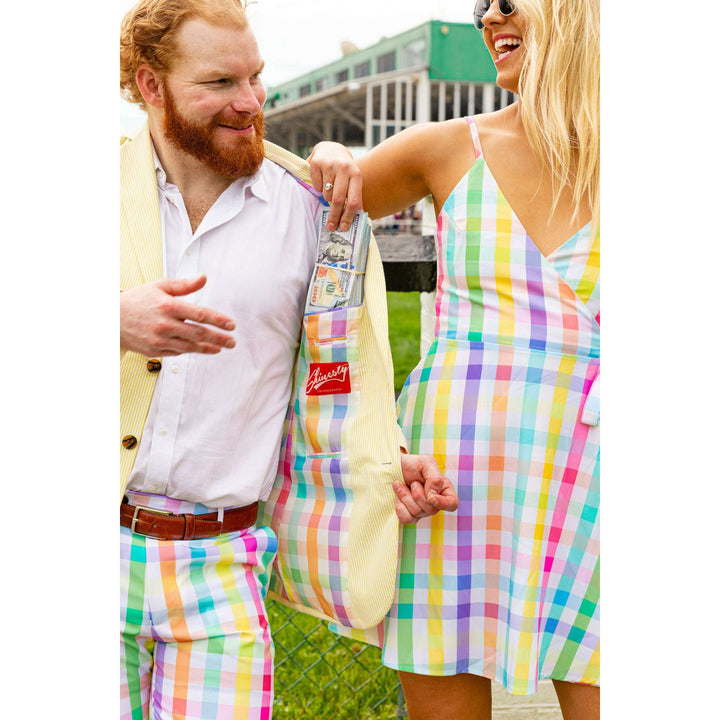 The Savannah Swinger | Yellow Derby Seersucker Suit