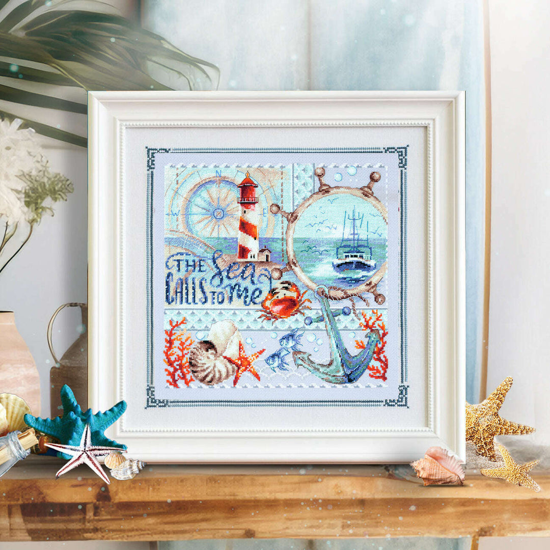 The Sea Calls to Me 540-702 Counted Cross-Stitch Kit