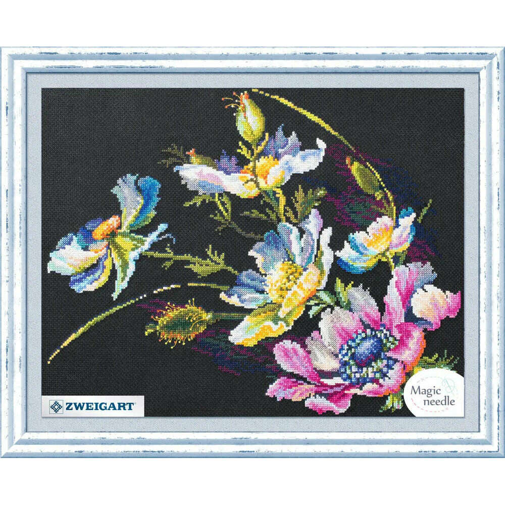 The Secret of Anemones 210-191 Counted Cross-Stitch Kit