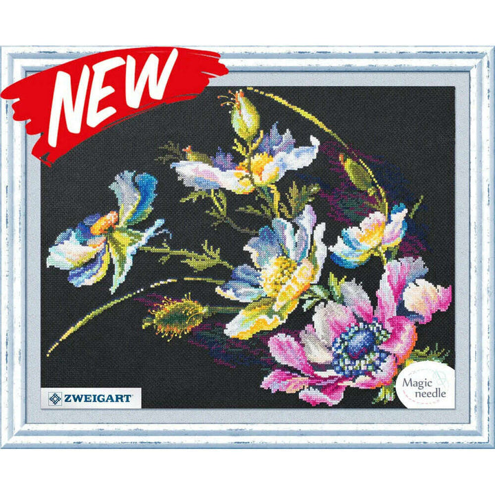 The Secret of Anemones 210-191 Counted Cross-Stitch Kit