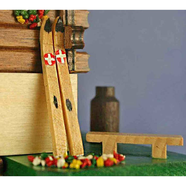 The Ski Chalet by Kit Cat Klock  3