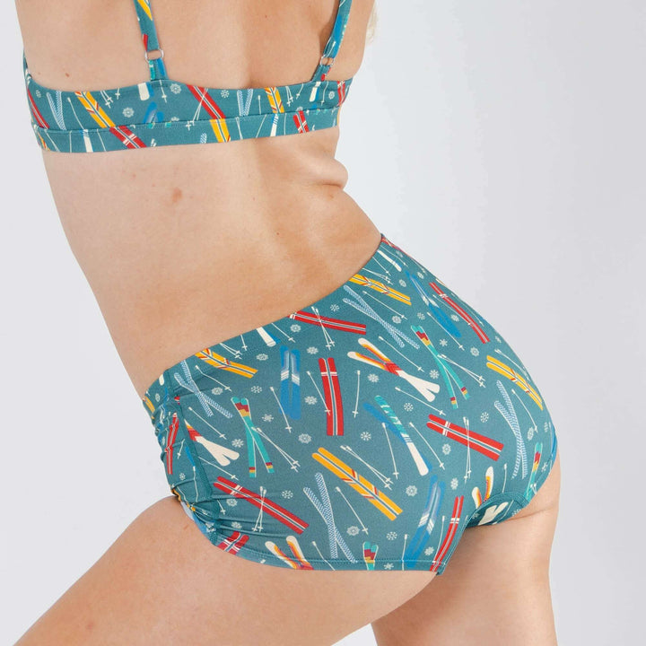 The Ski In Ski Out | Retro Ski Modal Boyshort Underwear