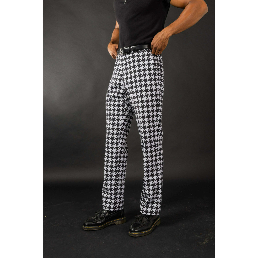 The Sophistication | Houndstooth Suit Pants