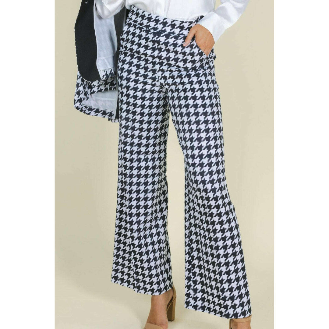The Sophistication | Houndstooth Women's Suit Pants