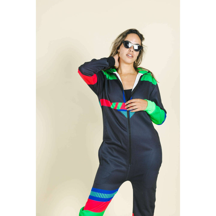 The Steep and Deep | Retro Black Onesie