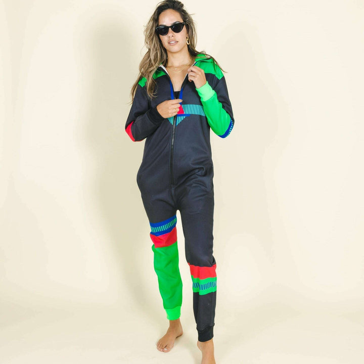 The Steep and Deep | Retro Black Onesie