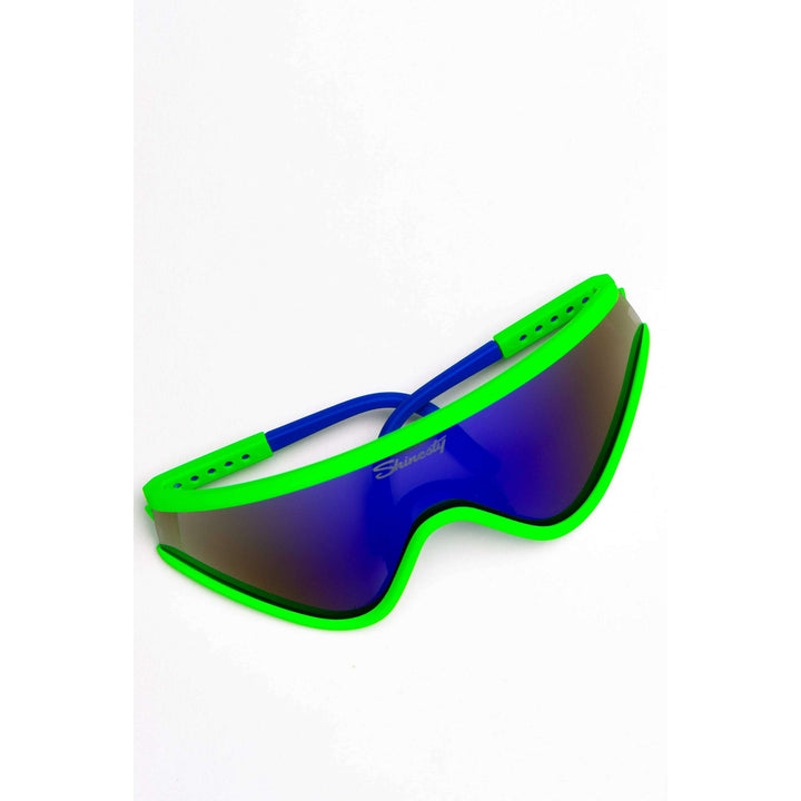 The Steep And Deep | Retro Neon Polarized Macho Sunglasses