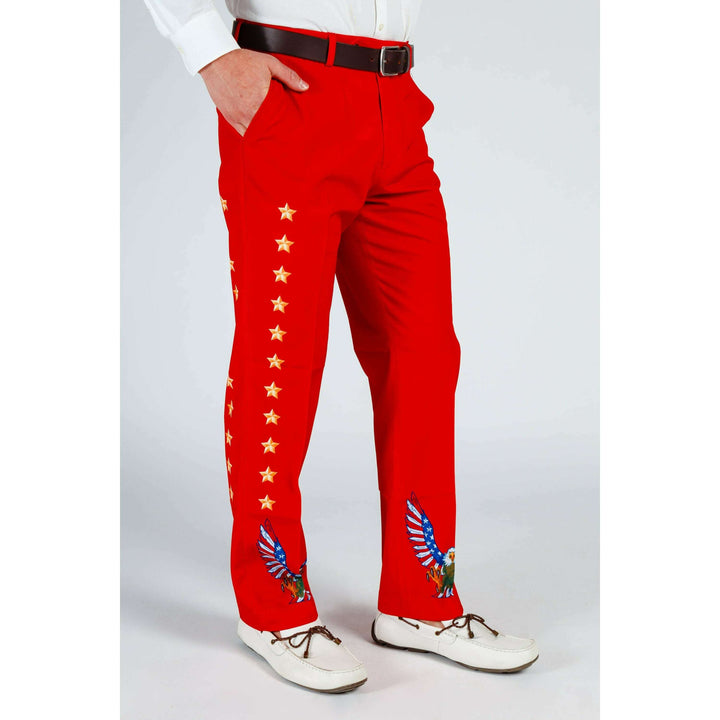 The Sunday Best | Western Style Red USA Suit