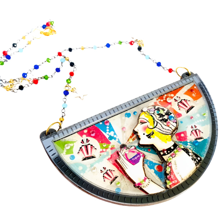 The Vanity Box Statement Necklace by Rosie Rose Parker - Quirks!