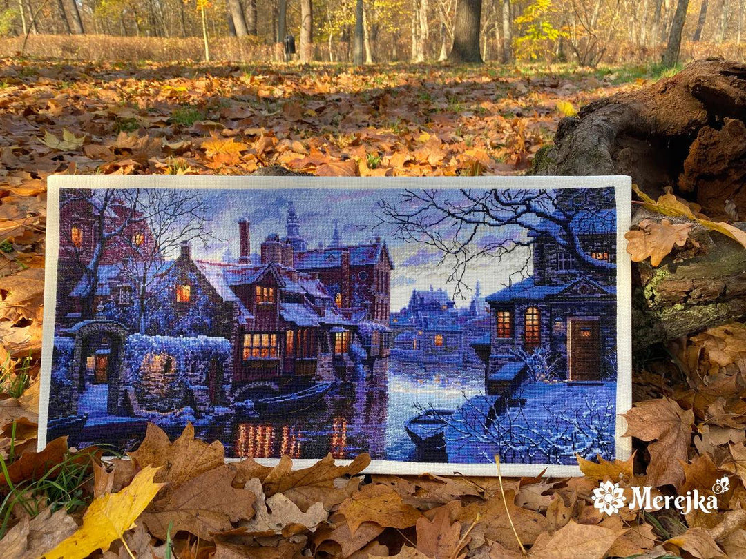 The Venice of the North  K-211 Counted Cross-Stitch Kit