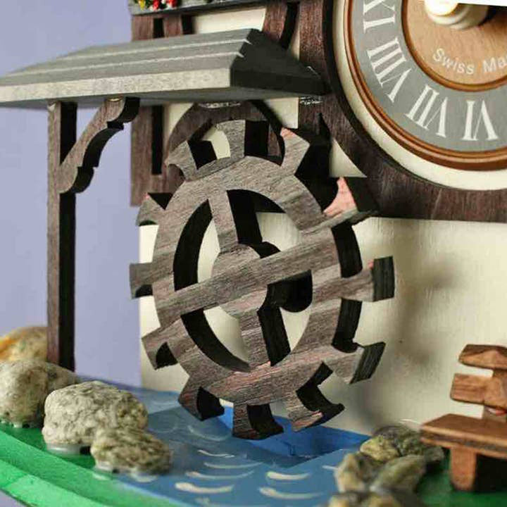 The White Chalet by Kit Cat Klock  2