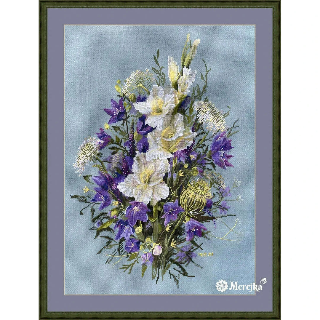 The White Sword Lily K-223 Counted Cross-Stitch Kit