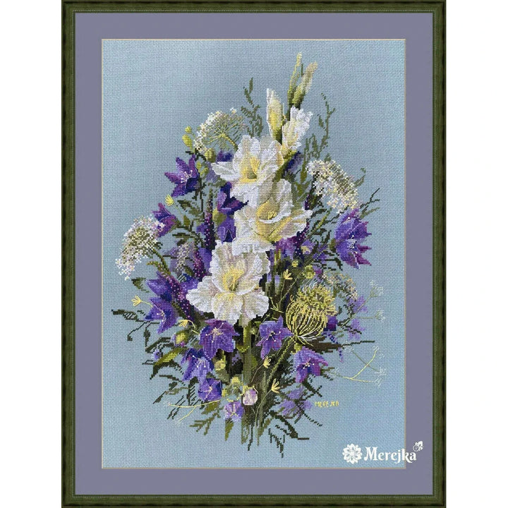 The White Sword Lily K-223 Counted Cross-Stitch Kit