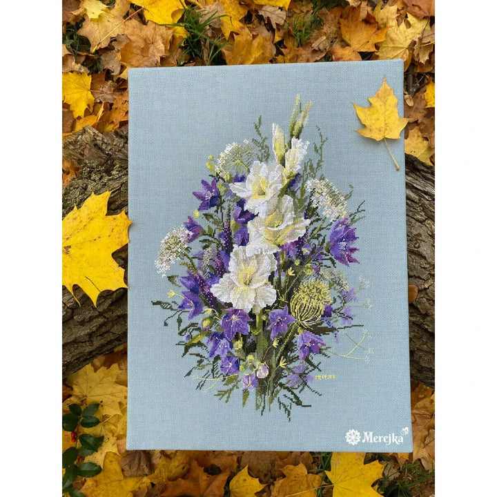 The White Sword Lily K-223 Counted Cross-Stitch Kit
