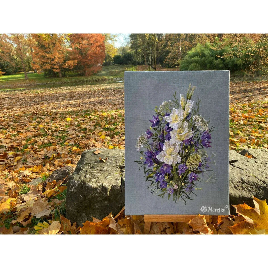 The White Sword Lily K-223 Counted Cross-Stitch Kit