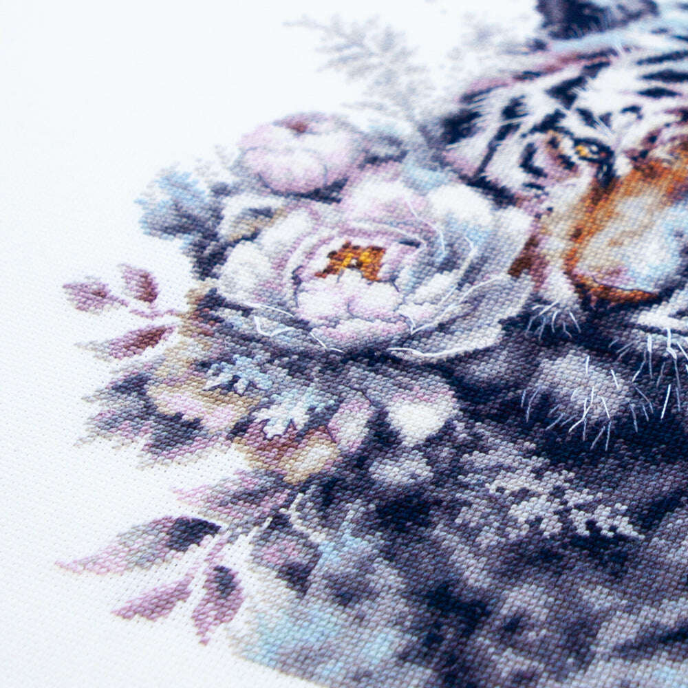 The White Tiger 70-14 Counted Cross-Stitch Kit