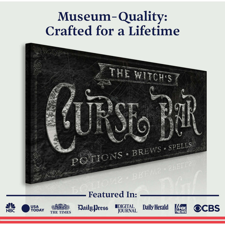 The Witch's Curse Bar Halloween Sign II