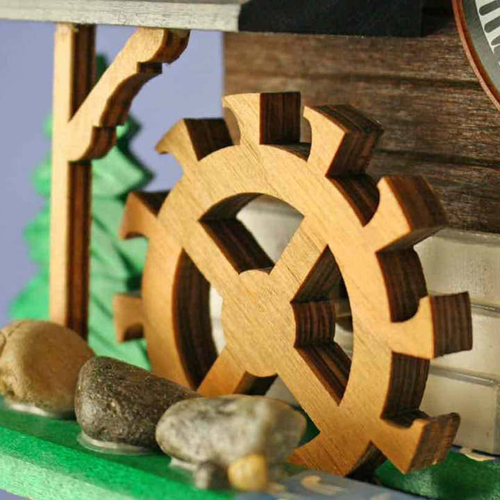 The Woodcutter'S Chalet by Kit Cat Klock  4