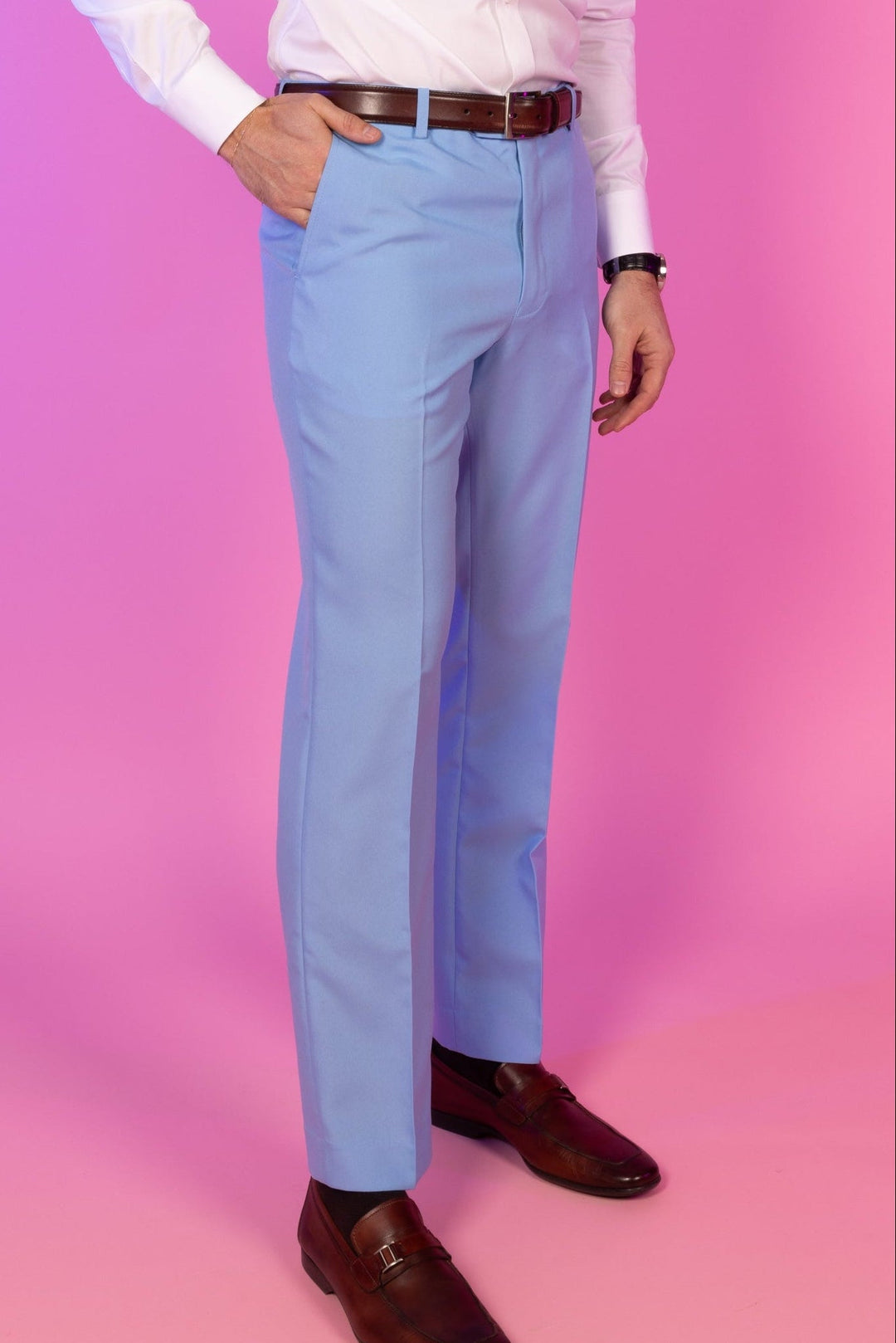 The Stratosphere | Powder Blue Suit Pants