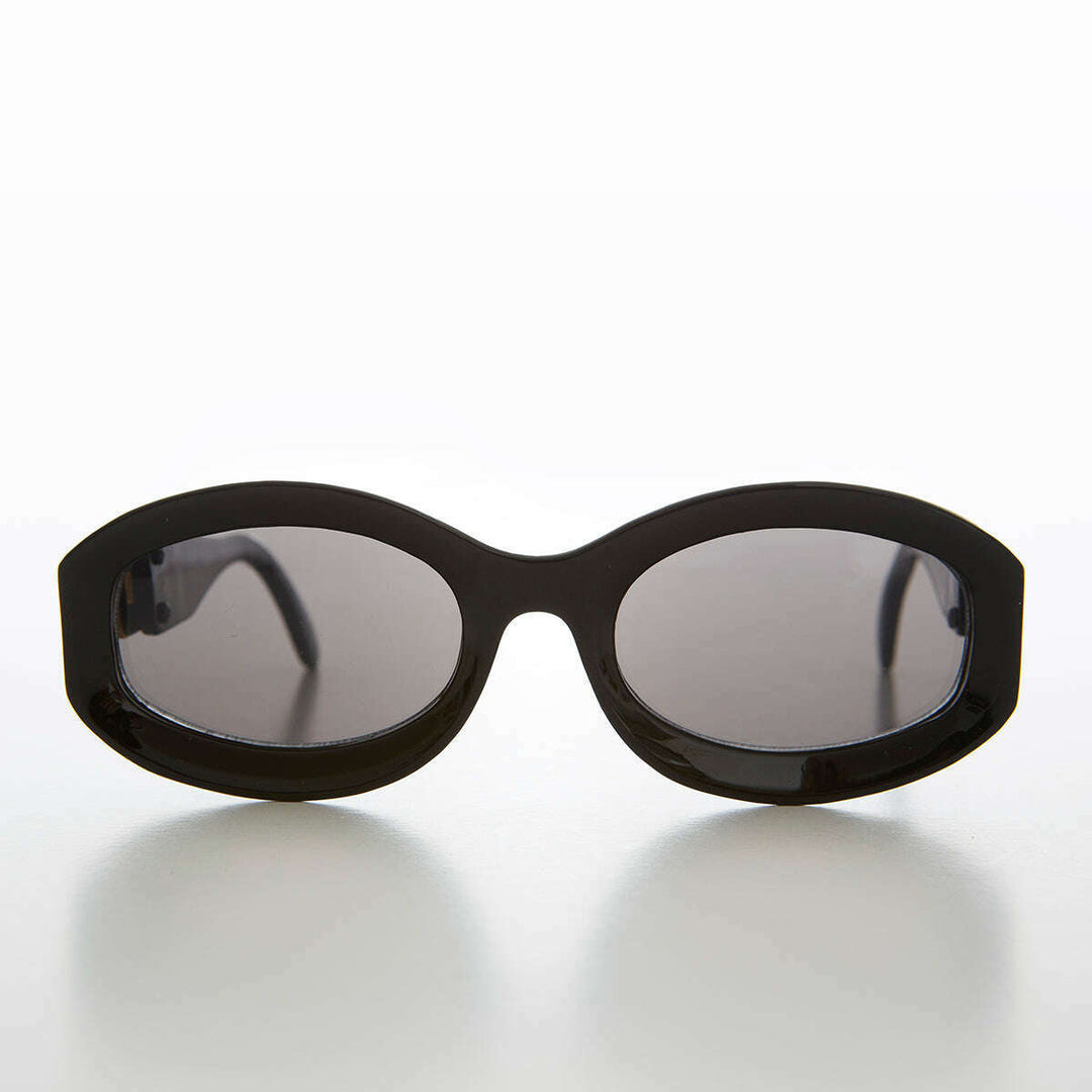 Thick Wide Frame with Chain Link Temples - Lyric