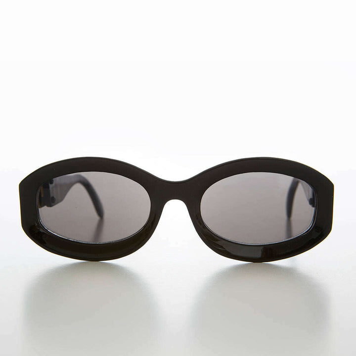 Thick Wide Frame with Chain Link Temples - Lyric